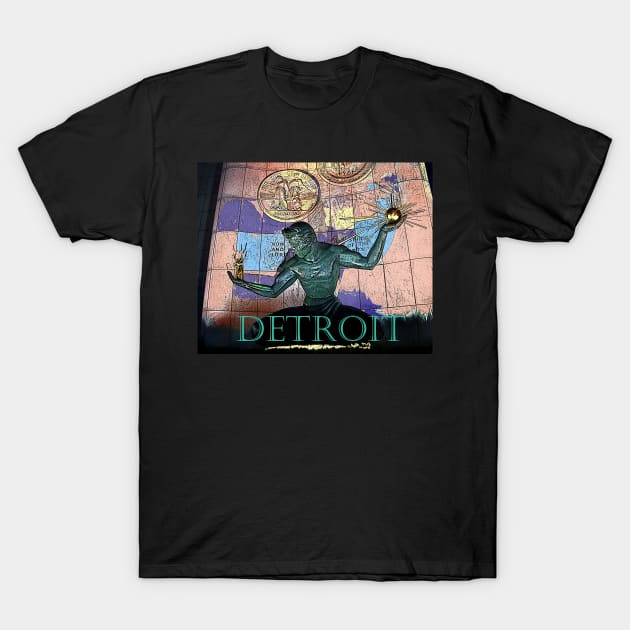 Spirit of Detroit T-Shirt by CTBinDC